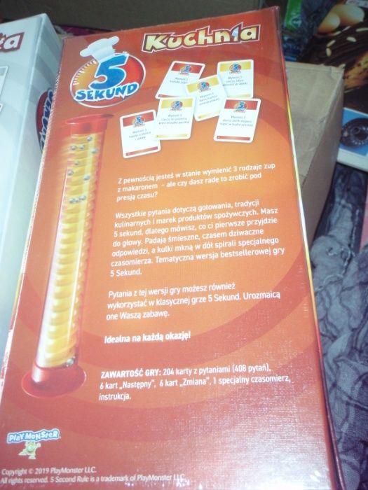 Gra 5 Sekund - KUCHNIA - nowa, szybka i wesoła gra