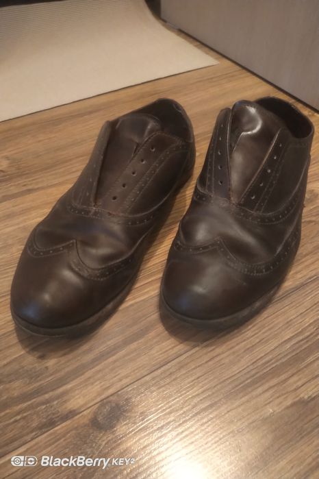 Sorel Brogue Dark Brown - półbuty skórzane meskie brązowe