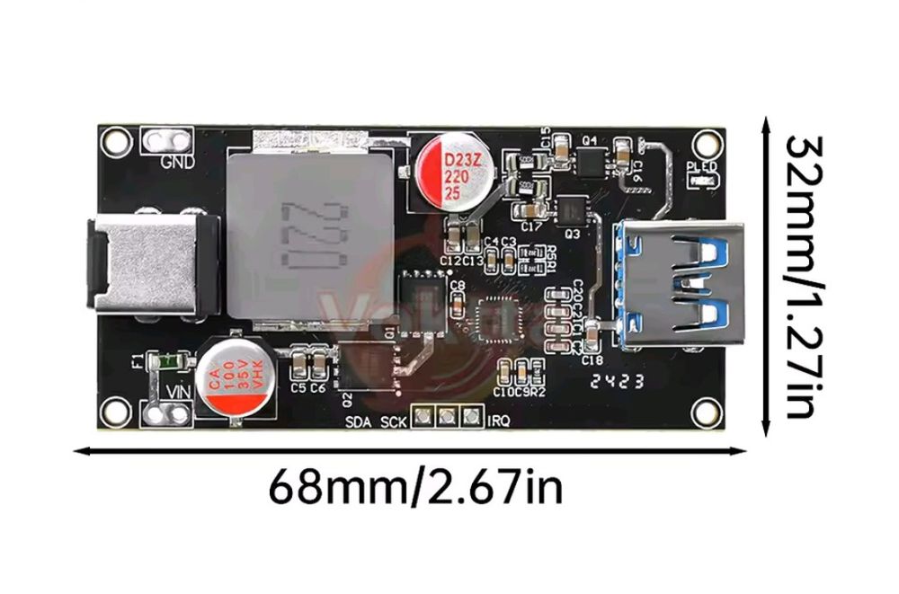 Модуль 140W QC 5;4;PD; швидка зарядка.20V 7A.