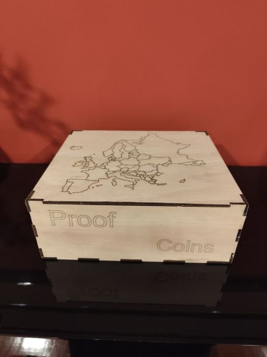 Caixa para moedas Proof Portugal