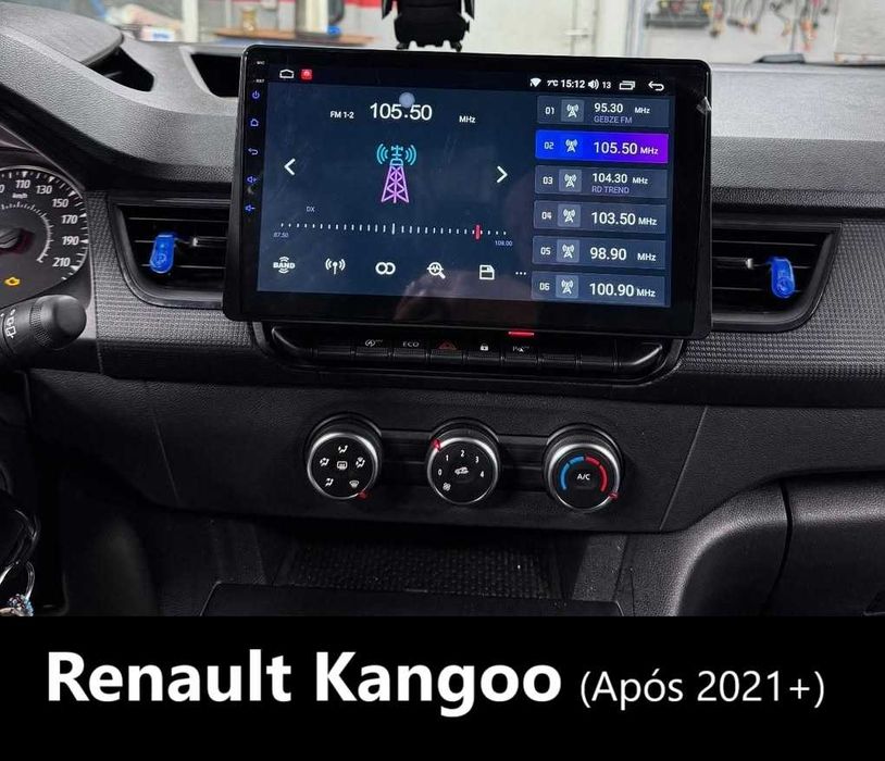 (NOVO) Rádio 2DIN 9" • Renault EXPRESS / Kangoo • Android [4+64GB]
