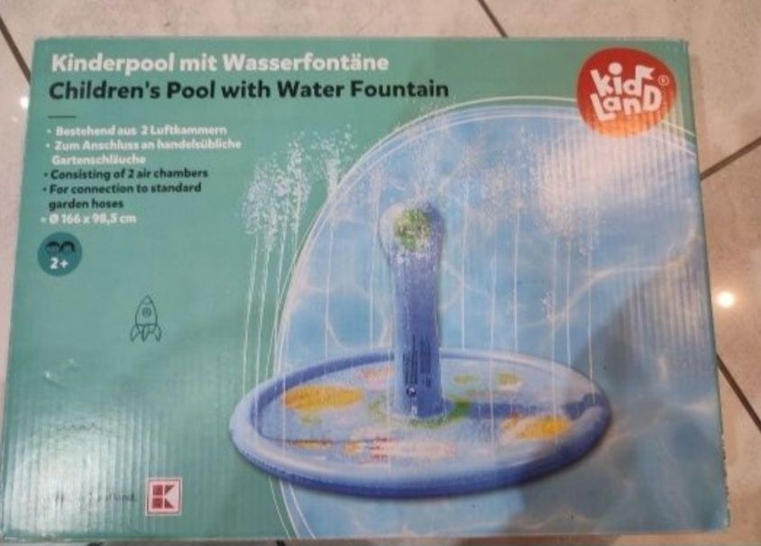 Basenik fontanna z brodzikiem NOWY