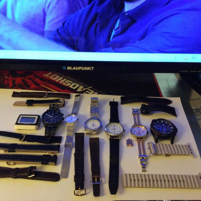 Zegarki 7 szt plus paski