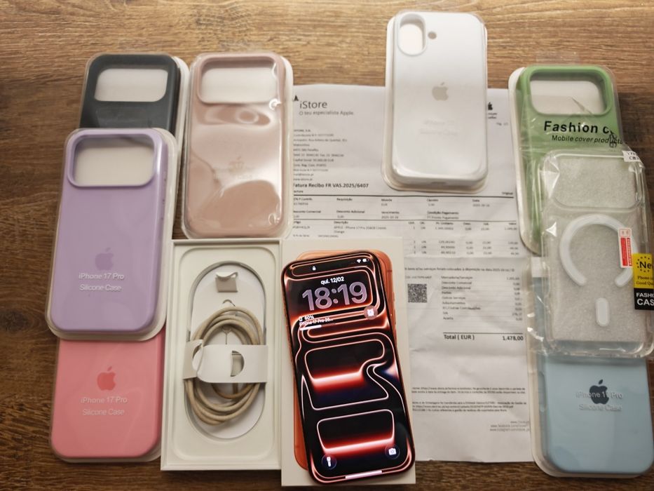 iPhone 17 Pro 6.3" 256GB Laranja Seminovo +Pluscare Aceito Retomas