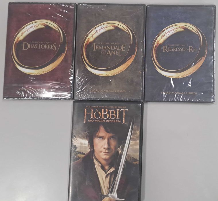 Pack "O Senhor dos Aneis" (Novo e Selado) e Filme " O Hobbit"