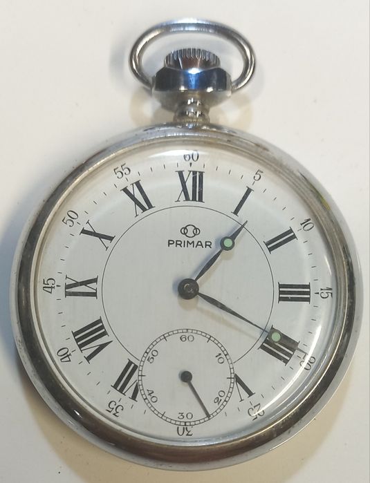 Relógio de bolso, a funcionar perfeitamente.