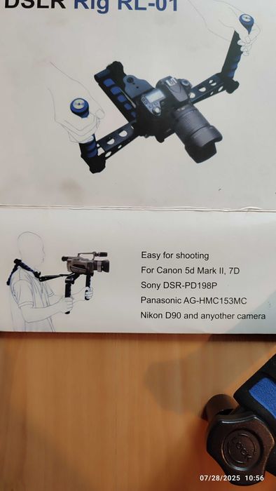 mocowanie na ramie dslr rig for canon5d nikon d90 i inne