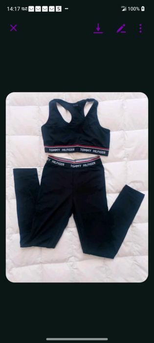Komplet sportowy rower fitness bieganie rozmiar M