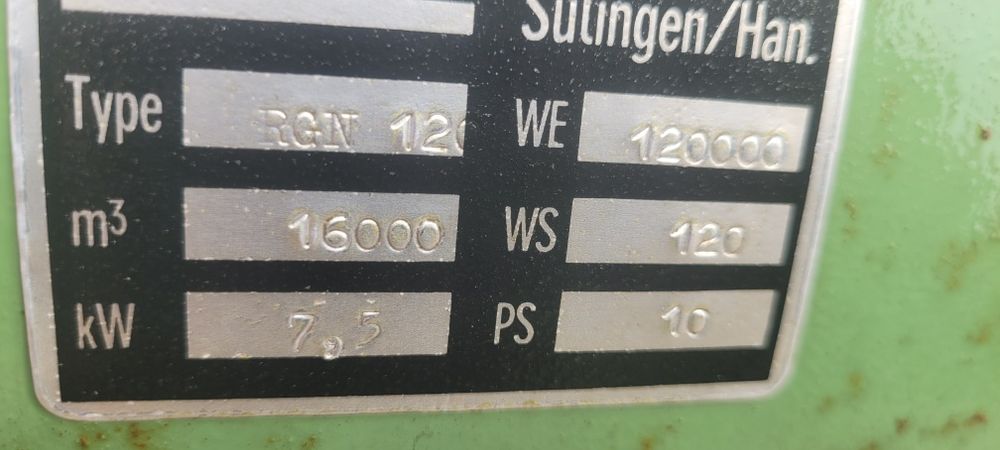 Piec do suszarni  wentylator 7,5kW Rako