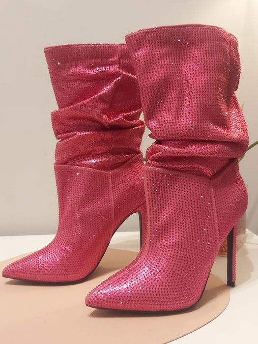 Kozaki cyrkonie glamour 38 24.5cm