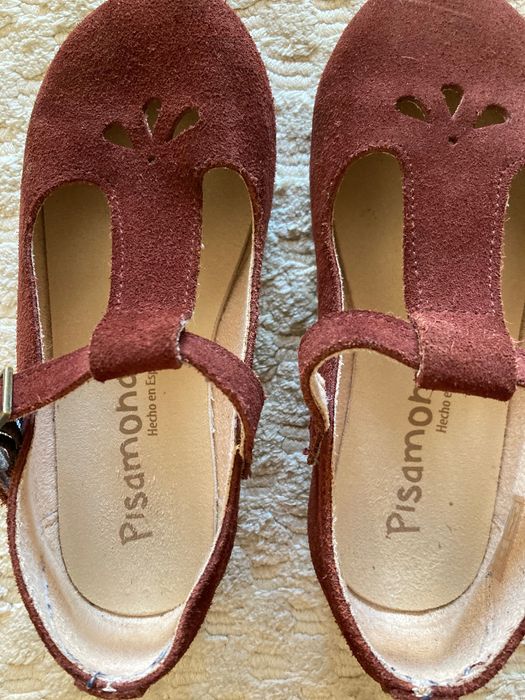 Sabrina camurça com fivela número 27