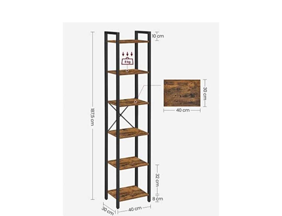 Regał biurowy / biblioteczka styl vintage