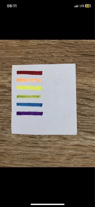 Zakreślacze kolorowe małe Markery