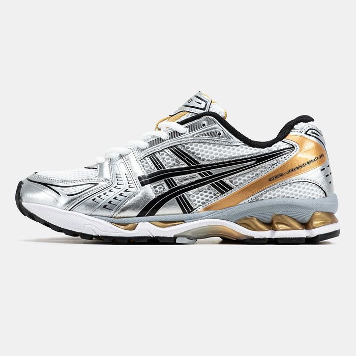 Кросівки Asics Gel-Kayano 14 Silver/Black premium | Кроссовки Асикс жіночі чоловічі