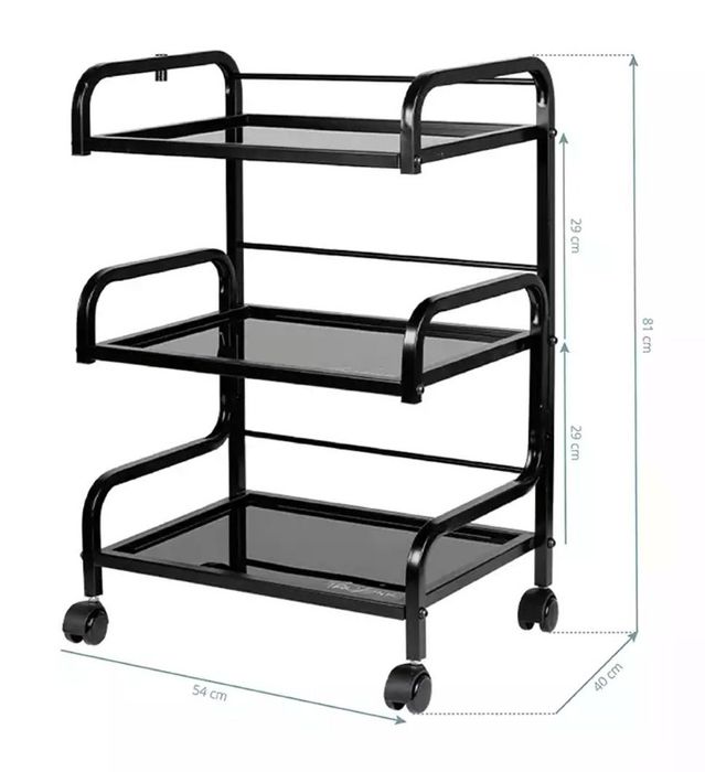 Pomocnik kosmetyczny stolik biały drewno