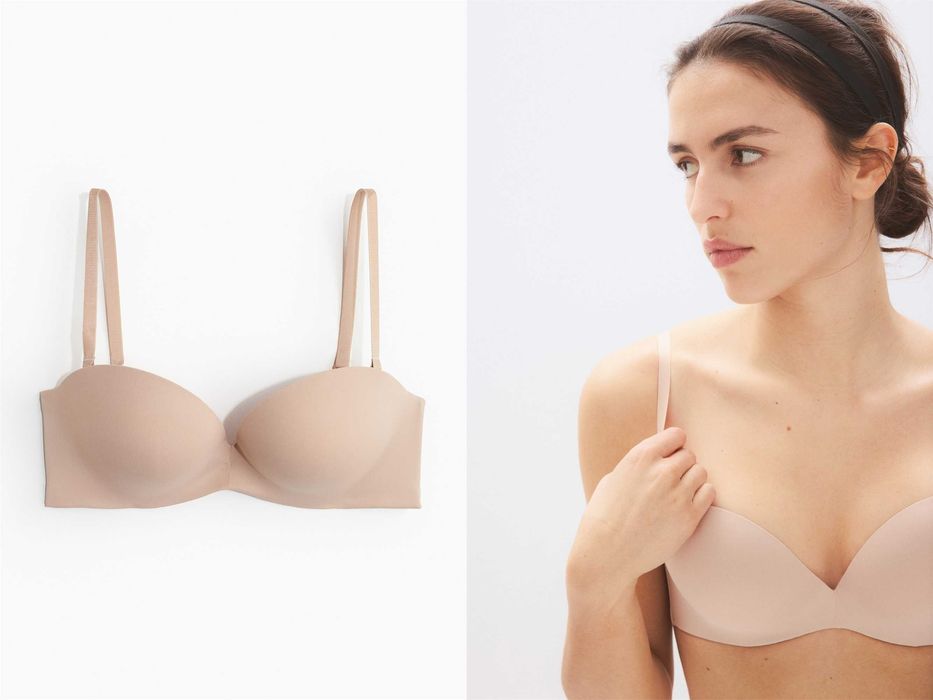 Biustonosz 80B nowa kolekcja balkonetka super push-up z mikrofibry PROMOCJA