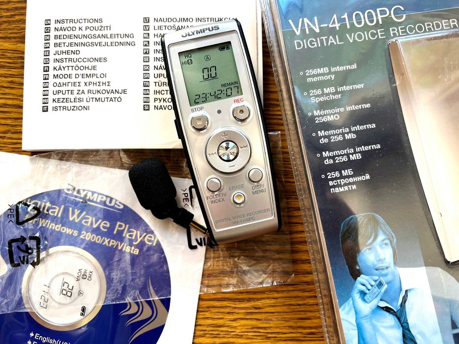 Диктофон Olympus VN 4100 з мікрофоном ME25W