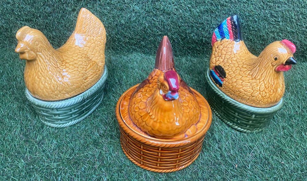 Galos e galinhas, loiça tradicioal de Caldas da Rainha