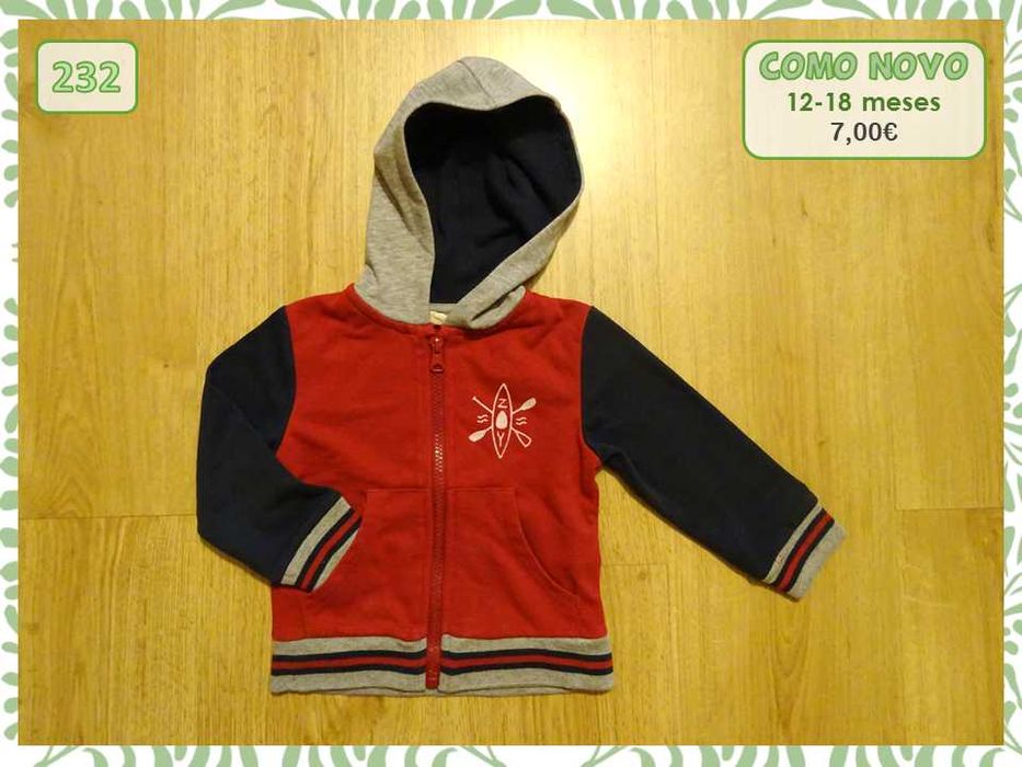 Casacos, 12 e 18 meses