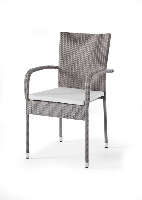 Zestaw mebli ogrodowych, Stół + 6 krzeseł, kolor siwy! Technorattan!