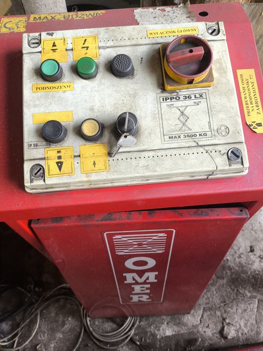 Podnośnik hydrauliczny samochodowy podposadzkowy omer ippo 36
