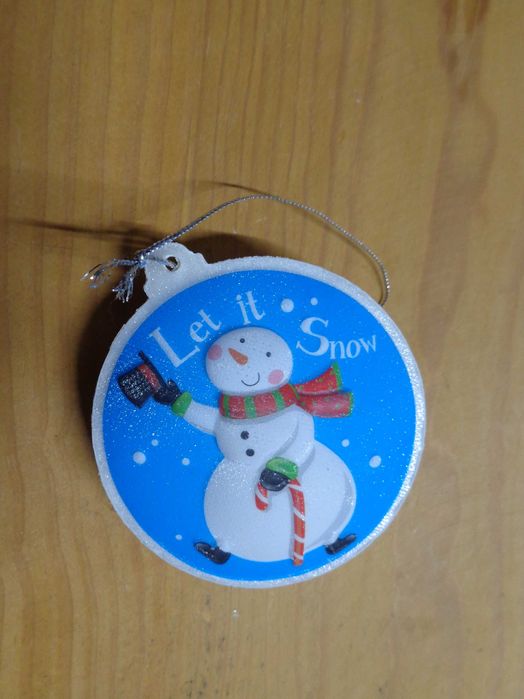 Ornamento de Natal - boneco de neve