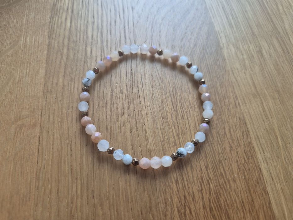 Bransoletka handmade na lato kamienie naturalne