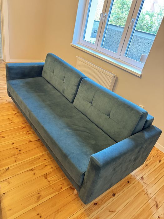 Sofa rozkładana 220x90 cm z pojemnikiem na pościel