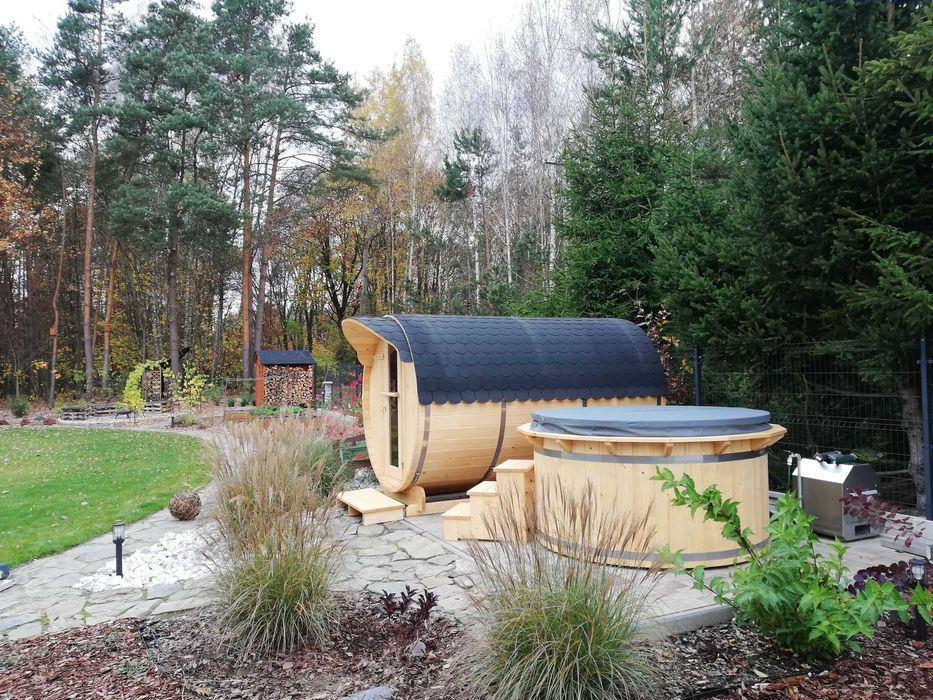 Sauna ogrodowa _ sauna beczka - Bania - barrel sauna _ PRODUCENT !!!
