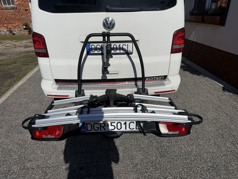 Thule BOX + bagażnik rowerowy na 3 lub 4 rowery na hak! Bdb stan!