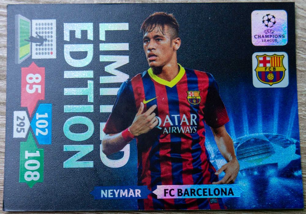 PANINI champions 2013/2014 neymar limited