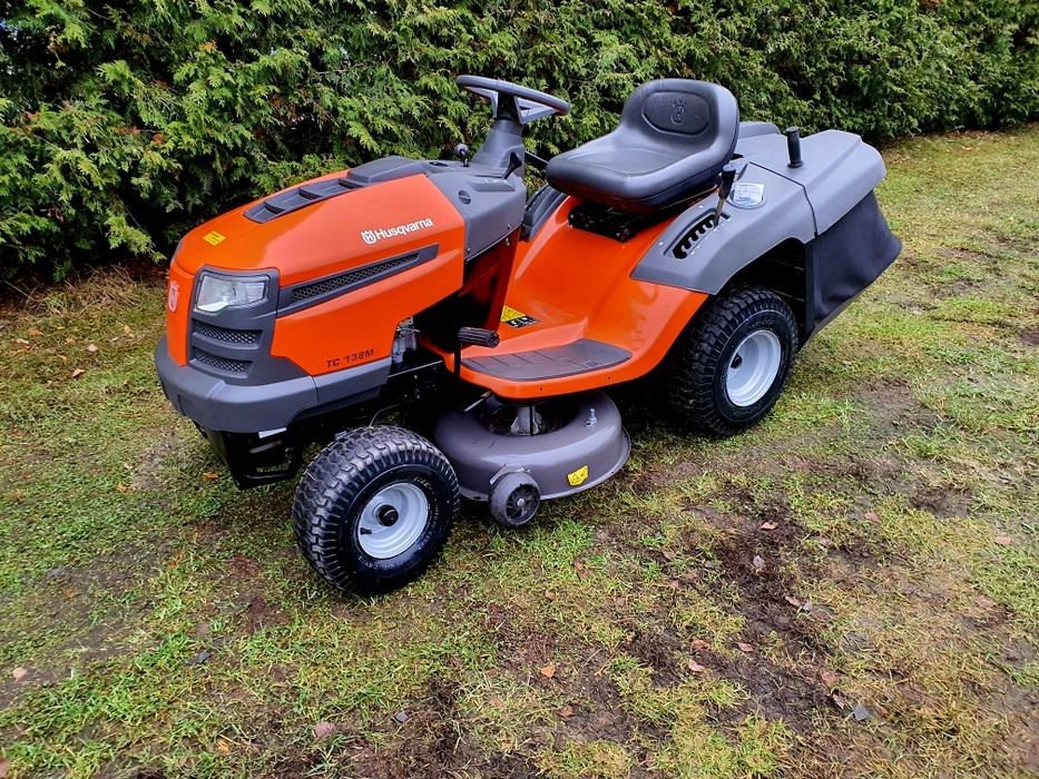 Traktorek kosiarka HUSQVARNA tc138 z koszem 16KM POMPA OLEJU serwis