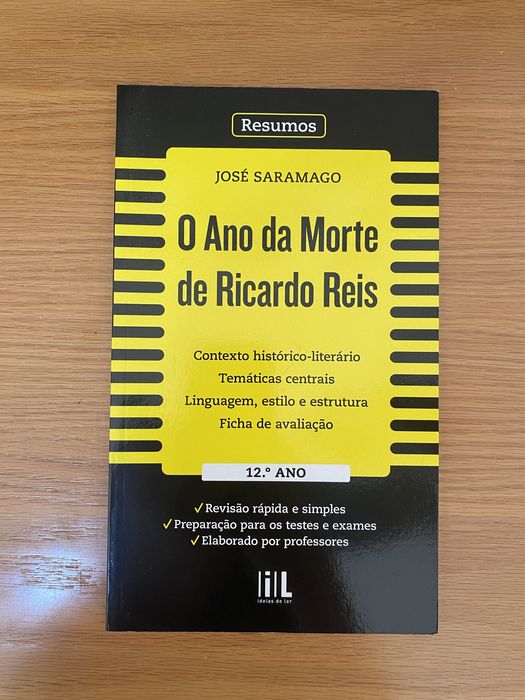 Livro “Resumos: O Ano da Morte de Ricardo Reis”