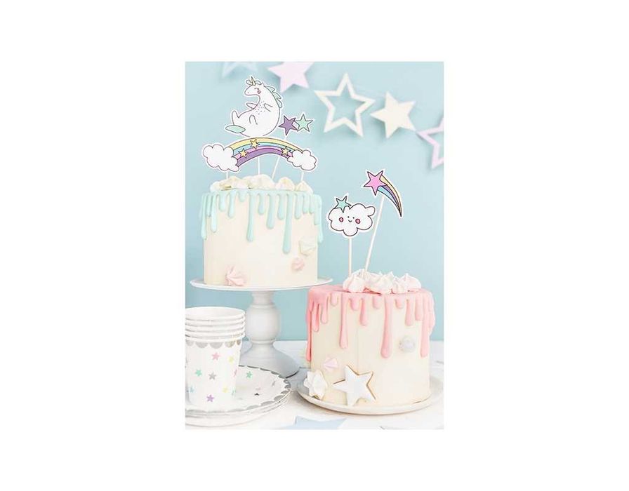 Topper "jednorożec" 1opak./5szt.