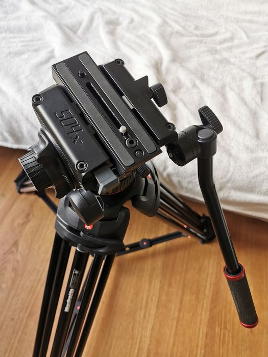 Tripé Vídeo profissional Manfrotto