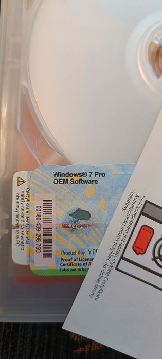 Oryginalny Windows 7 Professional