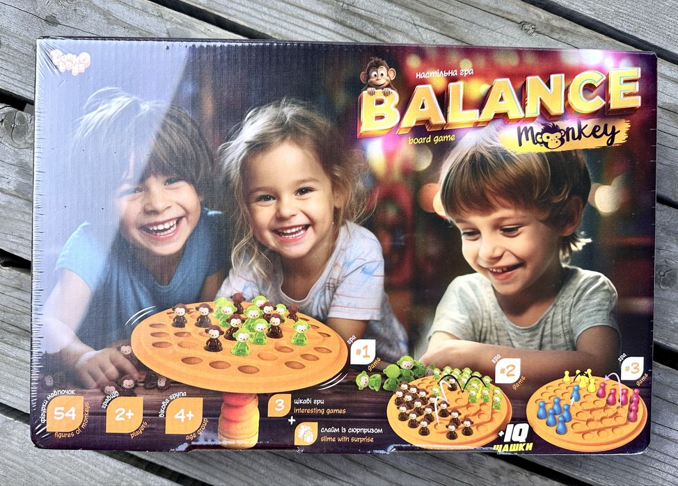 Настільна гра "Balance Monkey" велика BalM-02 Danko Toys, балансир