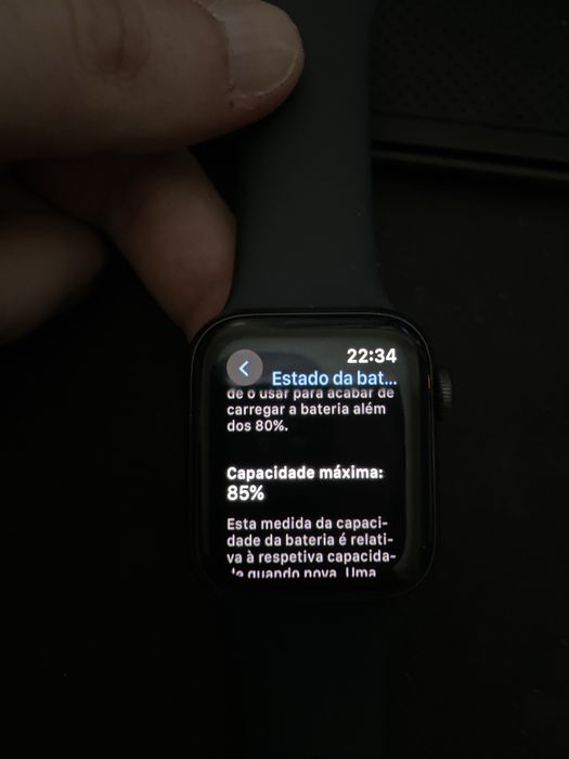 Apple Watch SE GPS 40mm Space Gray (A2351) - com todos os acessórios