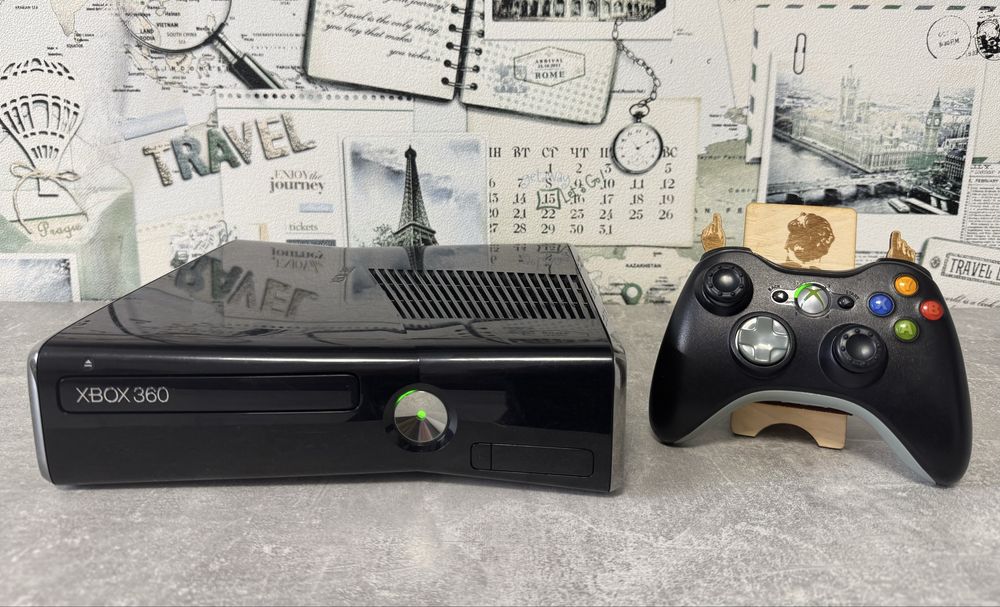 Xbox 360 Slim 320GB | Freeboot + LT 3.0 | 2 геймпади | GTA 5, FIFA, Mortal Kombat