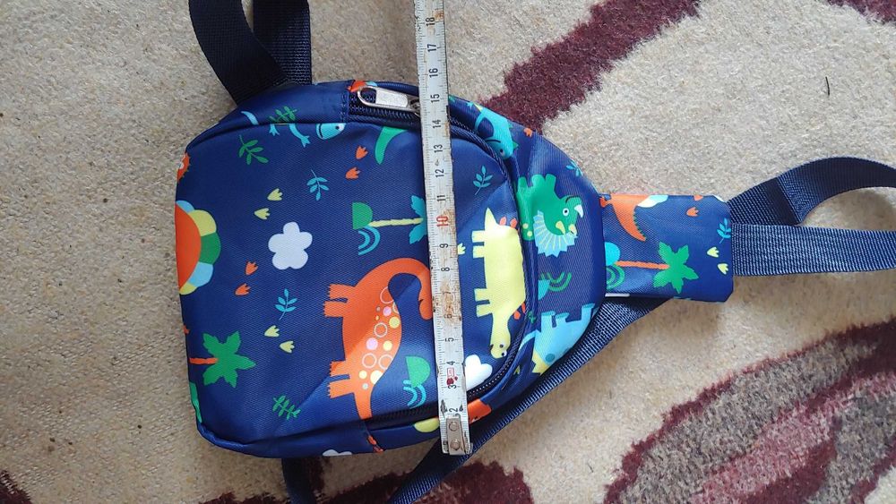 Рюкзак 18см х 16см динозавры для детей спину нагрудный бананка новый