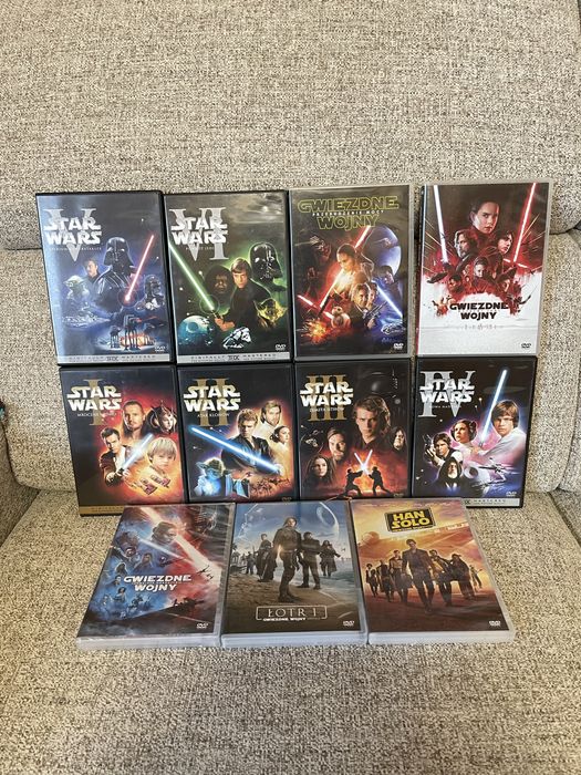 Gwiezdne wojny seria 1-11 star wars dvd
