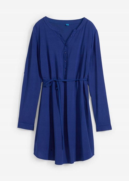 B.P.C tunika ciążowa i do karmienia piersią mini z wiskozy granatowa ^