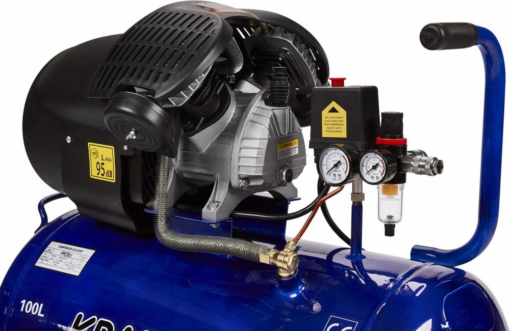 KRAFT&DELE Kompresor Olejowy 100l Sprężarka 3kw 8 Bar 320l/min KD4065