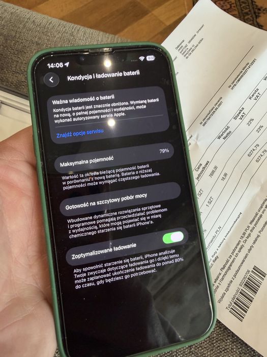 Iphone 13 pro 1T uszkodzone plecki