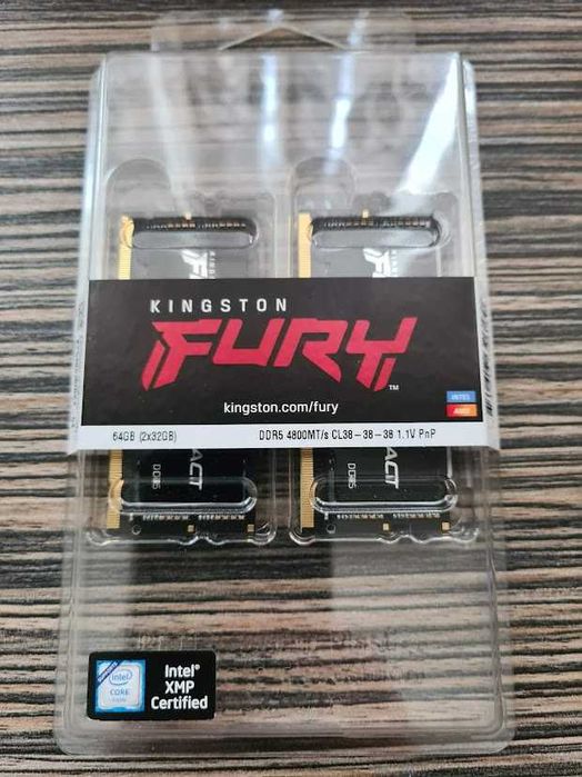 Kingston FURY 64 GB (2x32GB) SO-DIMM DDR5 4800 MHz (KF548S38IBK2-64)
