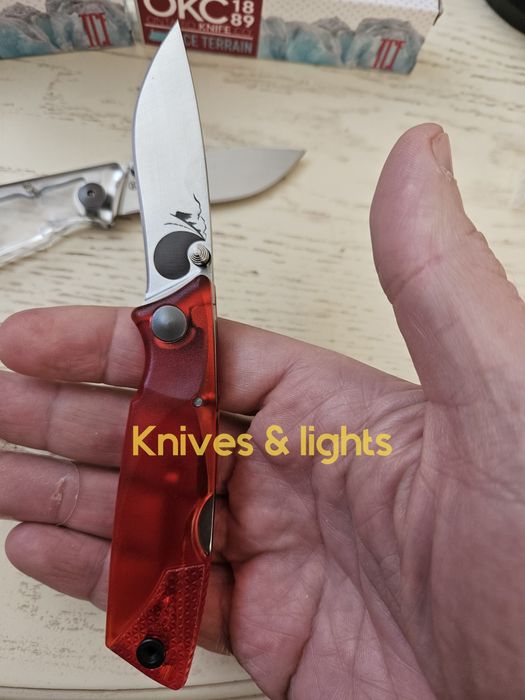 Ontario Wraith Ice Series AUS-8, EDC ніж