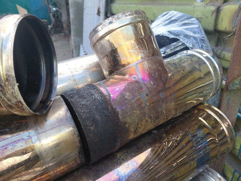 Труби до боржуйки діаметер 125 мм.