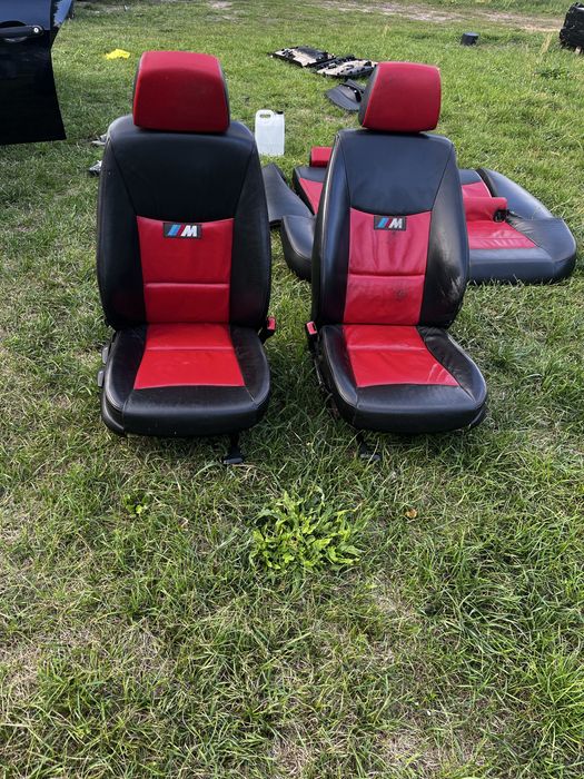 Fotele skorzane grzane do bmw e90