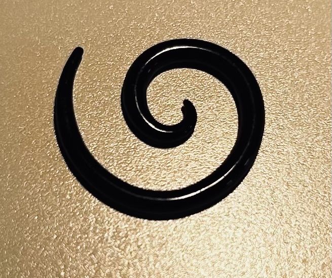 Rozpychacz do uszu tunele SPIRALA TAPER 2 mm 1 sztuka