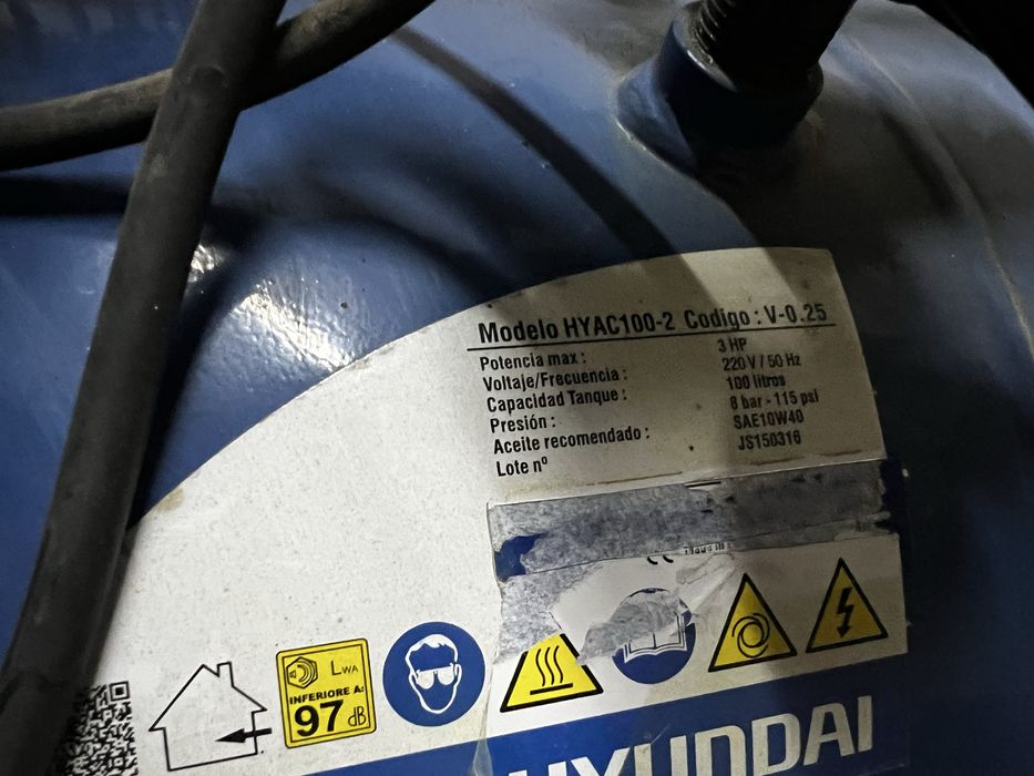 Compressor 100lt como novo